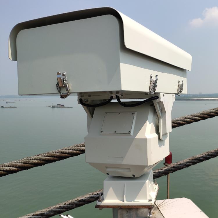 船舶非法偷渡AI識別監(jiān)控解決方案，海洋漁業(yè)重載云臺智能控制攝像機