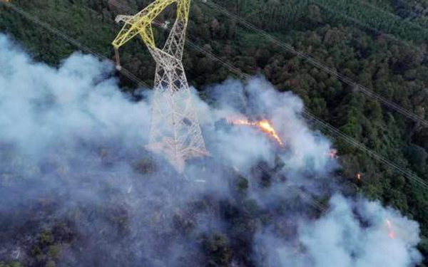 高壓輸電線路周界防范自然火災(zāi)，智慧視頻監(jiān)控雙光譜熱成像攝像機