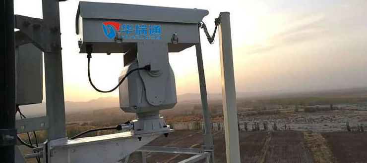 河北秦皇島地區(qū)農(nóng)田周邊秸稈焚燒監(jiān)控就用激光夜視云臺(tái)攝像機(jī)
